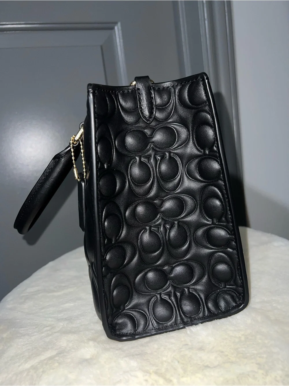 NWT Coach Small Maggie Tote Bag in Signature Leather - Picture 4 of 5